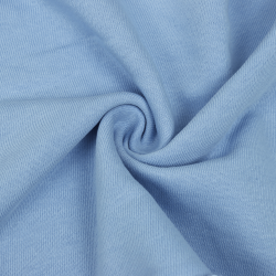 Ткань Футер 3-х нитка, Петля, цвет Светло-Голубой (на отрез)  в Саранске