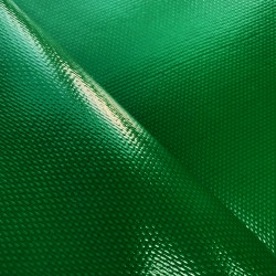 Ткань ПВХ 600 гр/м2 плотная, Зелёный (Ширина 150см), на отрез  в Саранске