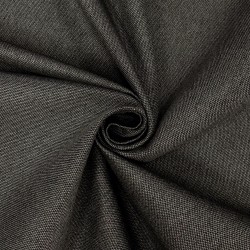 Ткань Рогожка (мебельная), цвет Тёмно-Серый (на отрез)  в Саранске