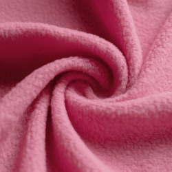 Флис Односторонний 130 гр/м2, цвет Розовый (на отрез)  в Саранске