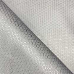 Ткань Оксфорд 300D PU Рип-Стоп СОТЫ, цвет Светло-Серый (на отрез)  в Саранске