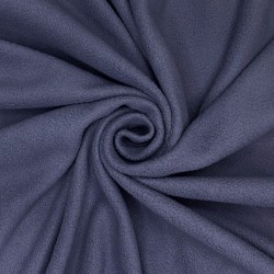 Ткань Флис Односторонний 130 гр/м2, цвет Темно-серый (на отрез)  в Саранске