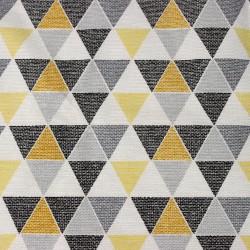 Интерьерная ткань Дак (DUCK), принт &quot;Малые Треугольники&quot; (на отрез)  в Саранске
