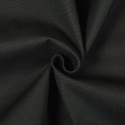 Ткань смесовая Канвас 35/65, цвет Черный (на отрез)  в Саранске