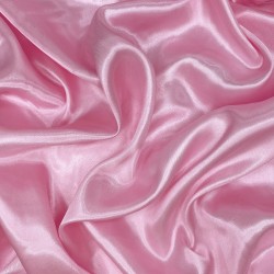 Ткань Атлас-сатин, цвет Розовый (на отрез)  в Саранске