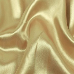 Ткань Атлас-сатин ЛЮКС, цвет Золотой (на отрез)  в Саранске