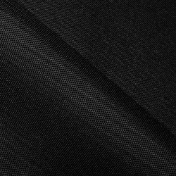Прорезиненная ткань Оксфорд 600D ПВХ, Черный  в Саранске, 340 г/м2, 359 руб