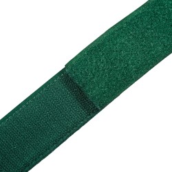 Контактная лента 40мм (38мм)  Зелёный (велькро-липучка, на отрез)  в Саранске
