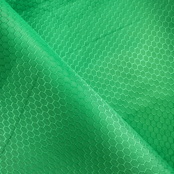 Ткань Оксфорд 300D PU Рип-Стоп СОТЫ, цвет Зелёный (на отрез)  в Саранске