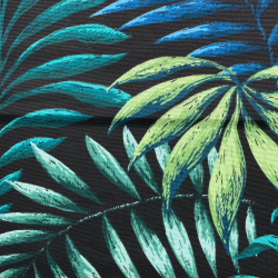 Интерьерная ткань Дак (DUCK), принт &quot;Тропические листья&quot; (на отрез)  в Саранске