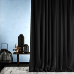 Штора для дома (В-260*Ш-200) Чёрный, (ткань Блэкаут 95%)  в Саранске