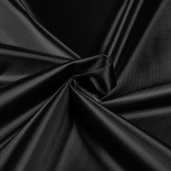 *Ткань Оксфорд 210D PU, цвет Черный (на отрез)  в Саранске