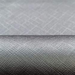 Ткань Блэкаут для штор светозатемняющая 100% &quot;Орнамент Серый&quot; (на отрез)  в Саранске
