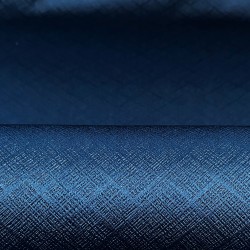 Ткань Блэкаут для штор светозатемняющая 100% &quot;Орнамент Синий&quot; (на отрез)  в Саранске